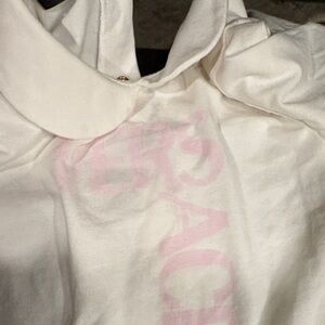 Versace Kids One Piece in White and Pink